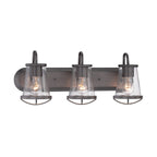 Designers Fountain Darby 3 Lumières 24 Large Salle de Bain Vanité Lumière avec
