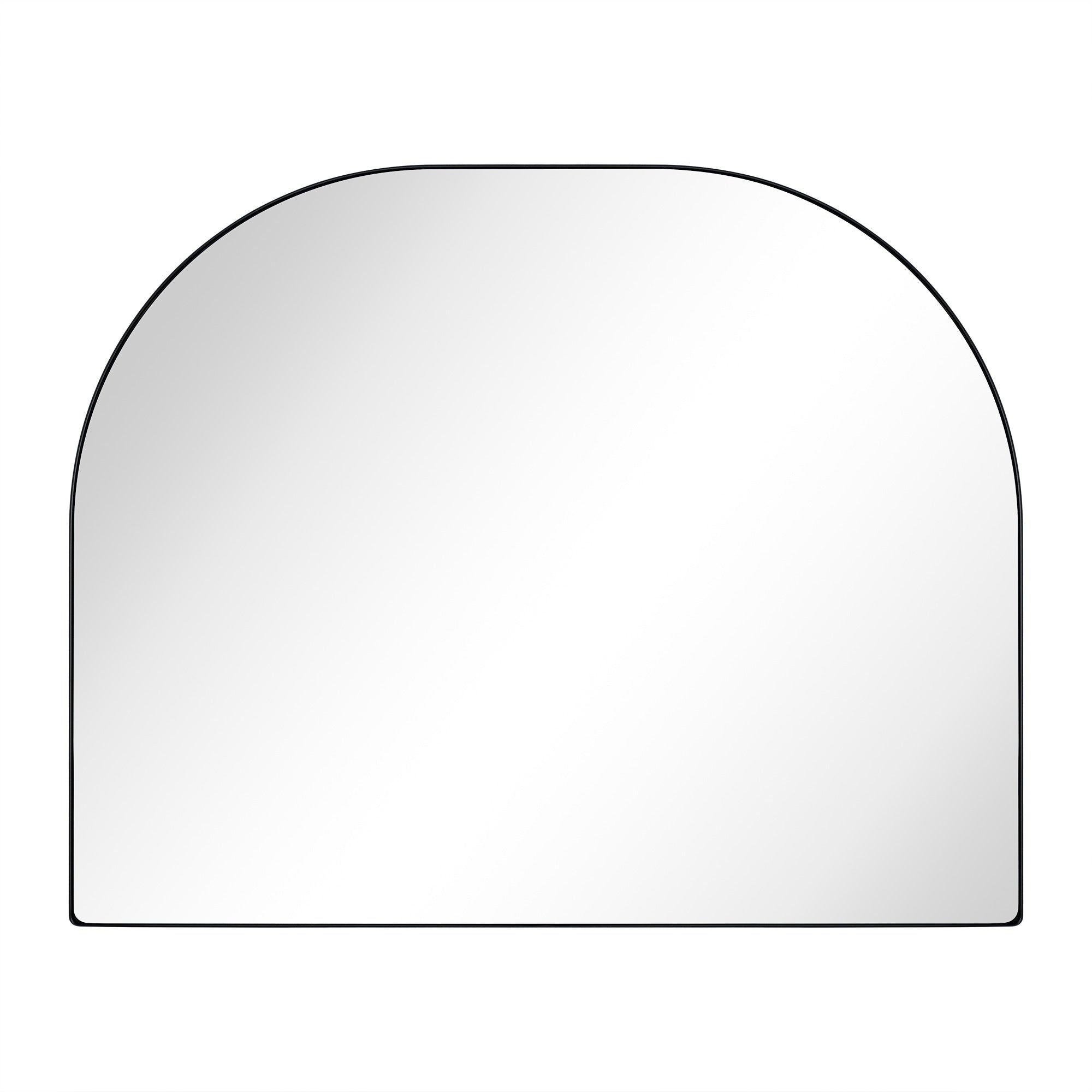 Grand miroir arqué TEHOME Dezerae pour manteau de cheminée, 40'' L x 32'' H