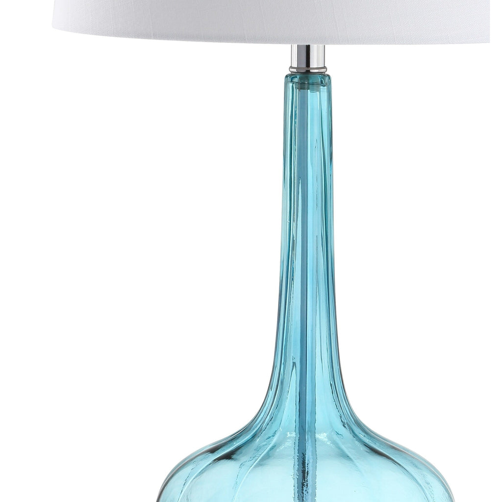 Lampe de table à LED Diamante 28,5 en verre rose (lot de 2) par JONATHAN Y