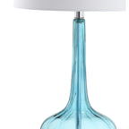 Lampe de table à LED Diamante 28,5 en verre rose (lot de 2) par JONATHAN Y