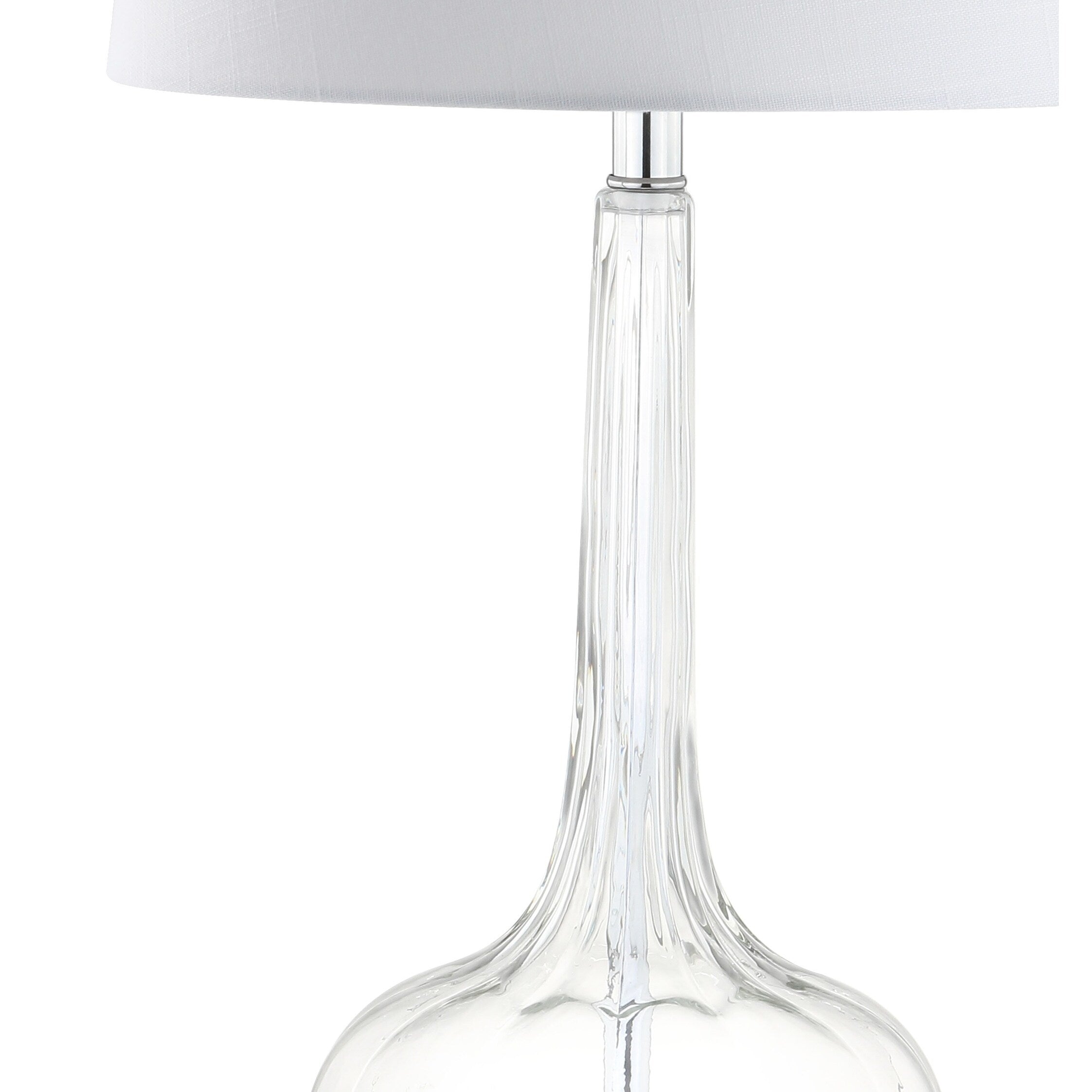 Lampe de table à LED Diamante 28,5 en verre rose (lot de 2) par JONATHAN Y
