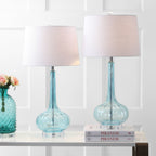 Lampe de table à LED Diamante 28,5 en verre rose (lot de 2) par JONATHAN Y