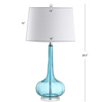 Lampe de table à LED Diamante 28,5 en verre rose (lot de 2) par JONATHAN Y