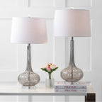 Lampe de table à LED Diamante 28,5 en verre rose (lot de 2) par JONATHAN Y