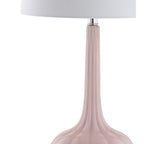 Lampe de table à LED Diamante 28,5 en verre rose (lot de 2) par JONATHAN Y