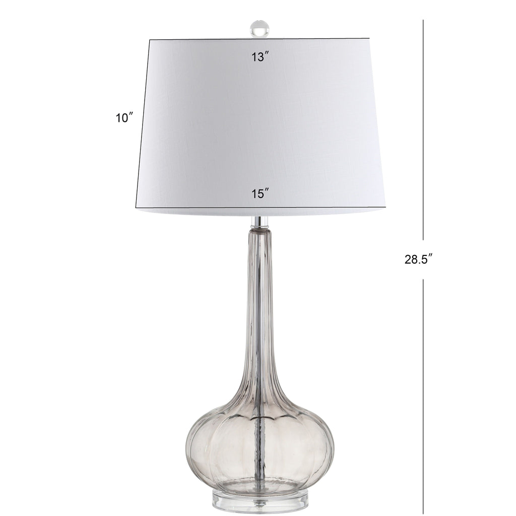 Lampe de table à LED Diamante 28,5 en verre rose (lot de 2) par JONATHAN Y