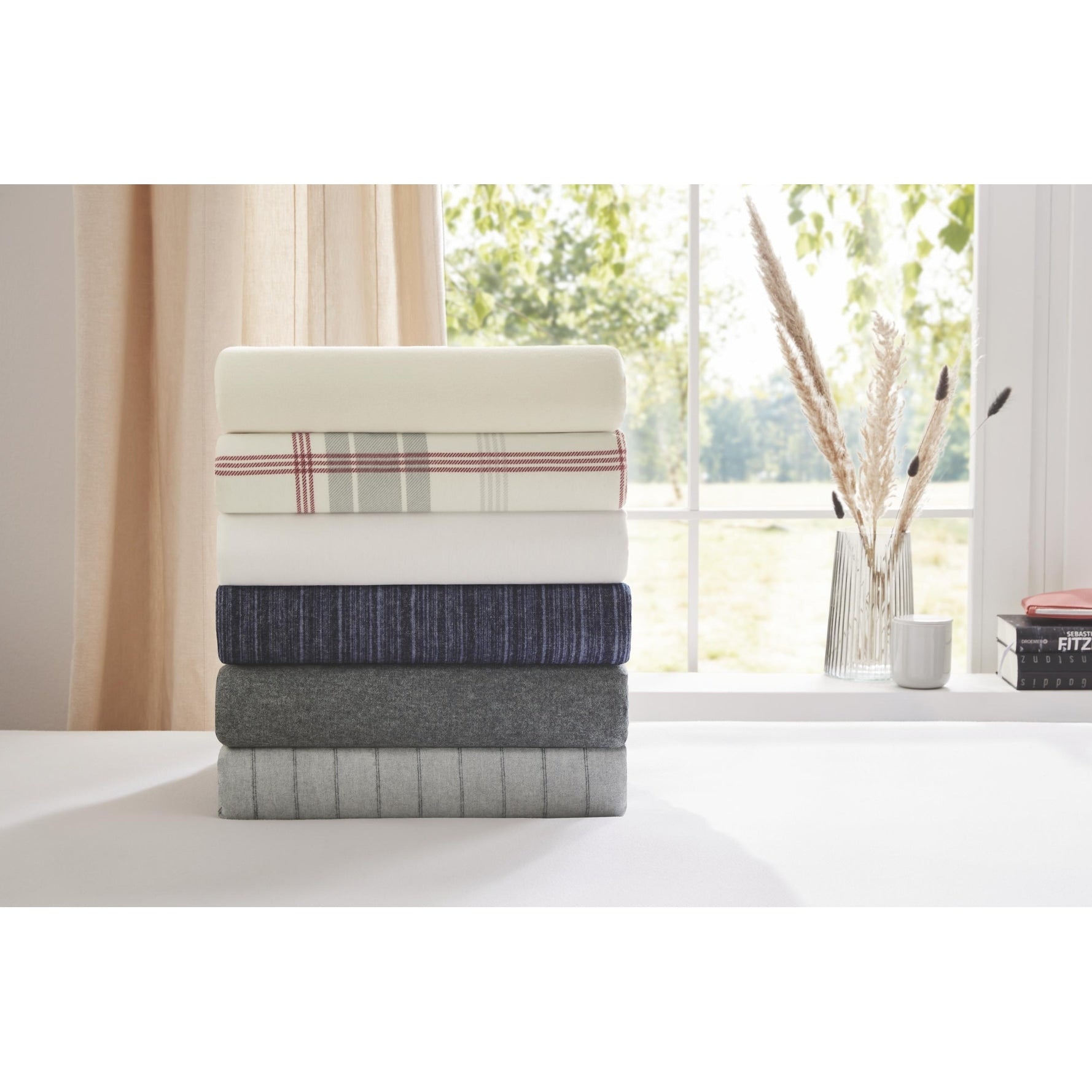 Parure de lit de luxe Dormisette en flanelle allemande et coton (170 g)