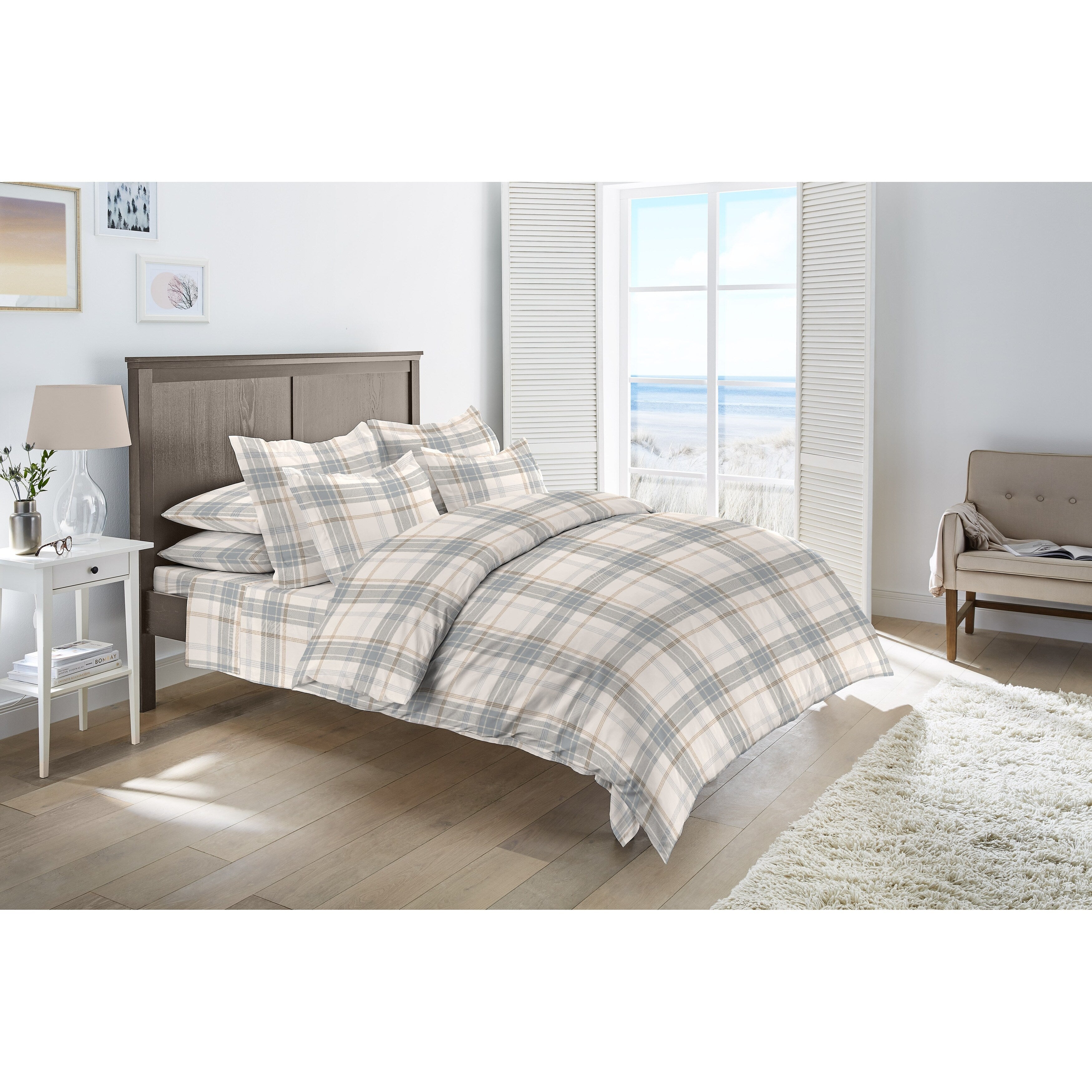 Parure de lit de luxe Dormisette en flanelle allemande et coton (170 g)