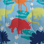 Parure de lit 5 pièces Dream Factory Dinosaur Prints avec draps