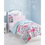 Dream Factory Flamingo Parure de lit 7 pièces avec draps