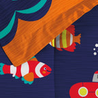 Parure de lit en microfibre Dream Factory Submarine avec draps