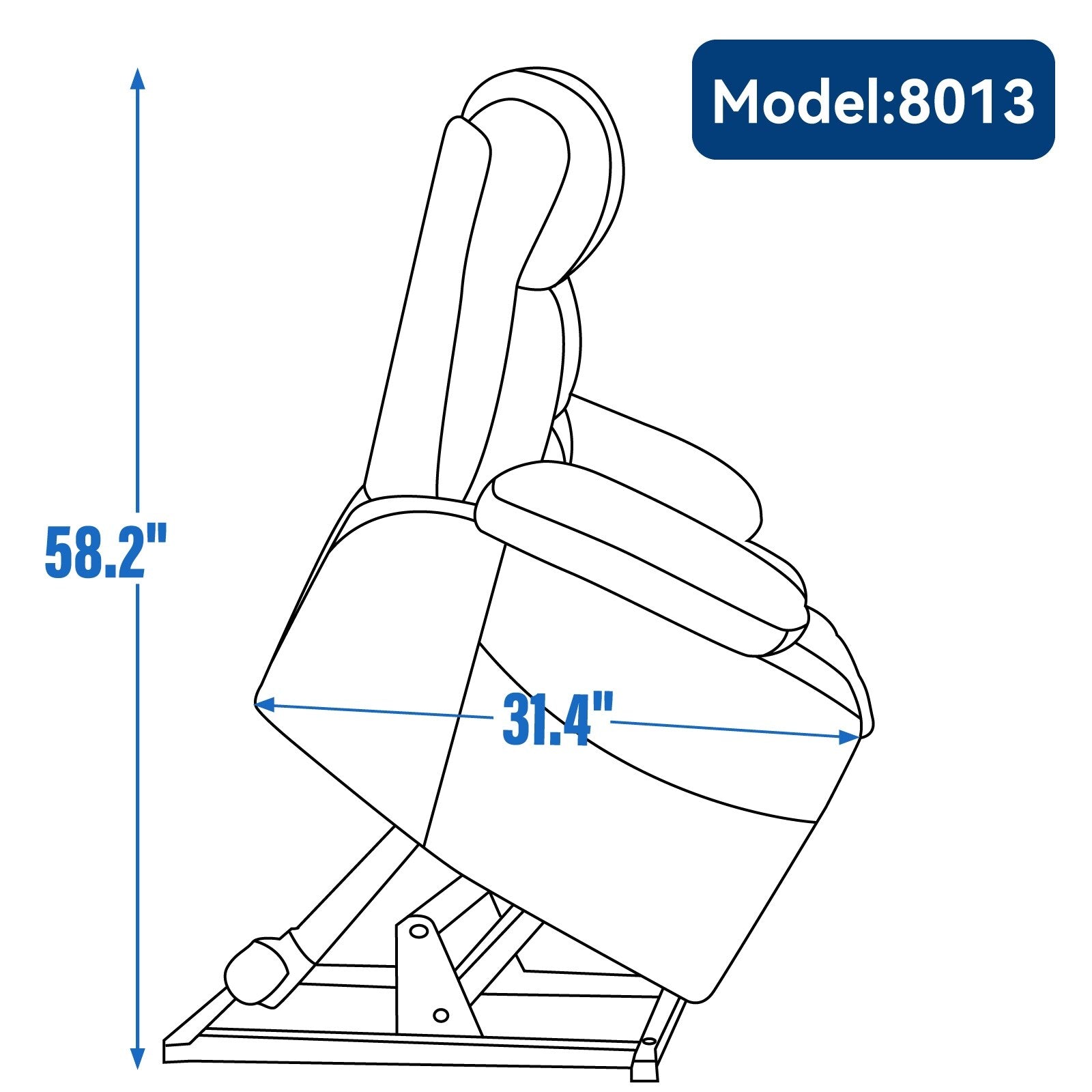 Fauteuil inclinable électrique à double moteur en chenille pour personnes âgées, canapé de salon Lazy Boy avec massage, chauffage et deux porte-gobelets