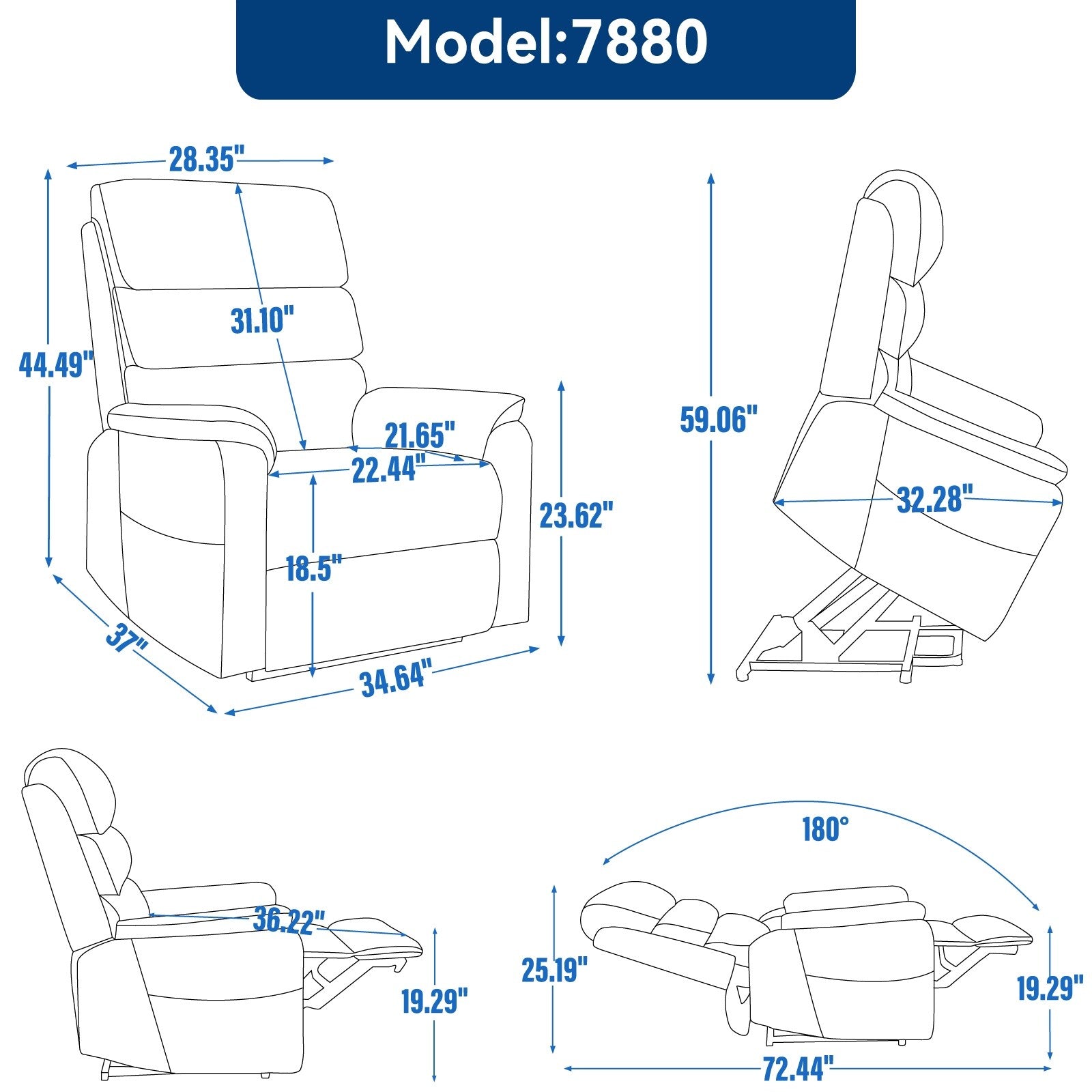 Fauteuil inclinable électrique à double moteur, fauteuil rembourré, canapé de massage chauffant avec minuterie, poches latérales et télécommande électrique
