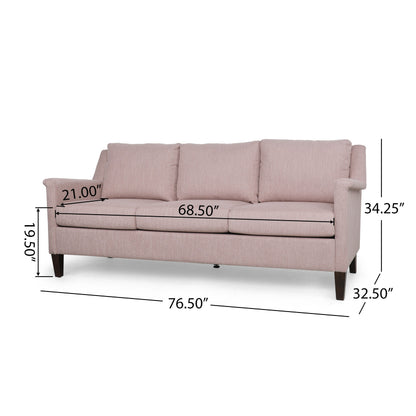 Canapé 3 places en tissu moderne Dupont par Christopher Knight Home