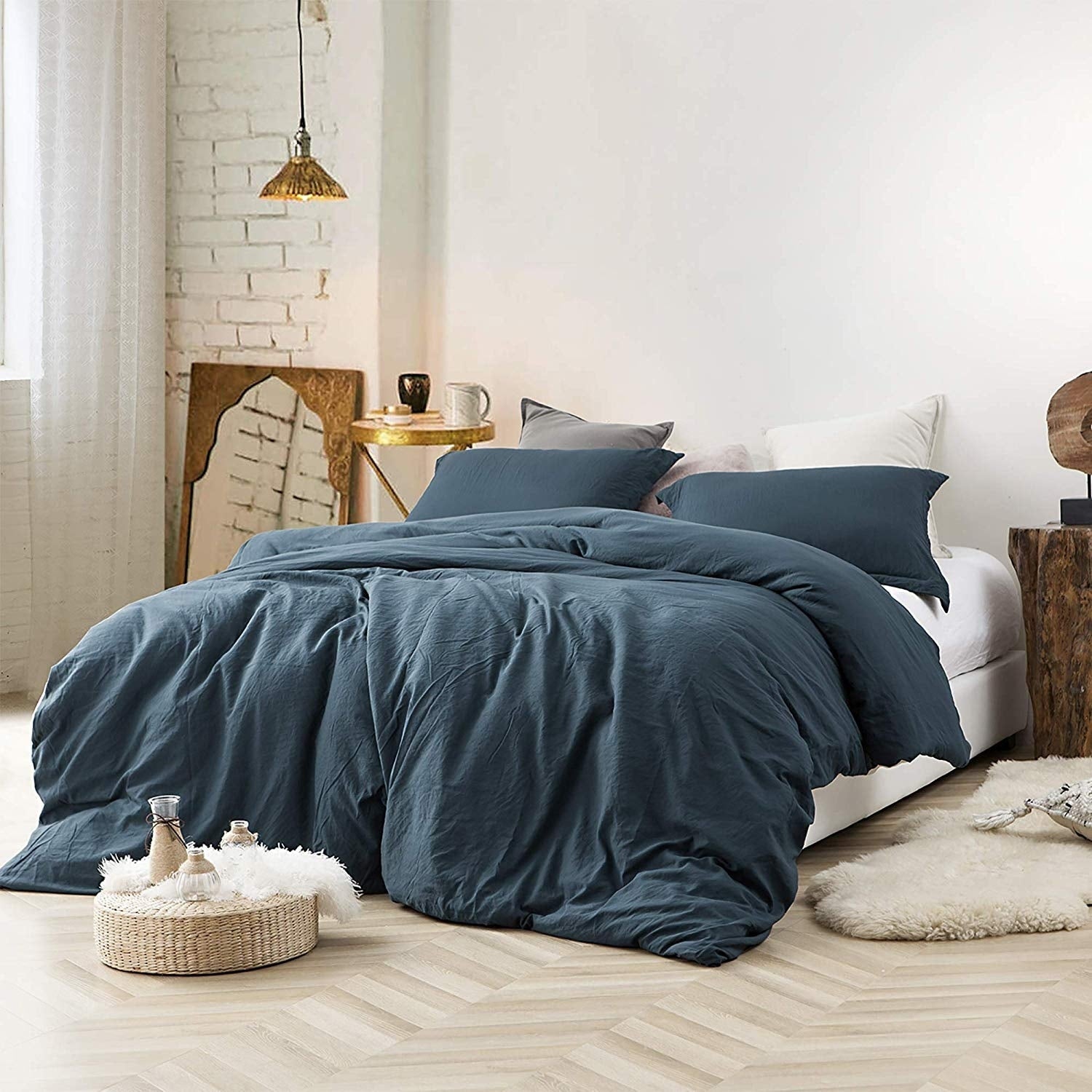 Parure de lit Natural Loft King Solid