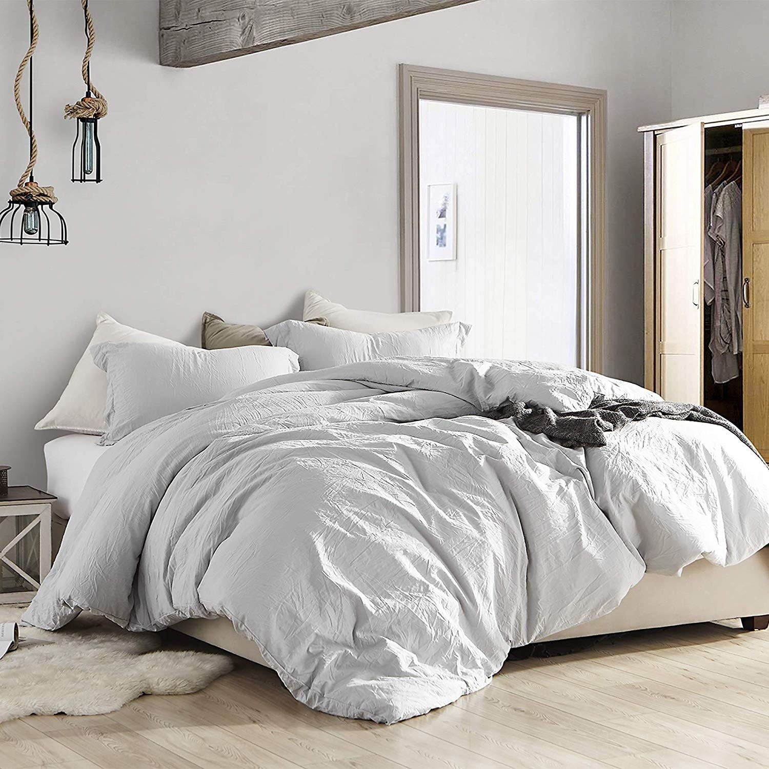 Parure de lit Natural Loft King Solid