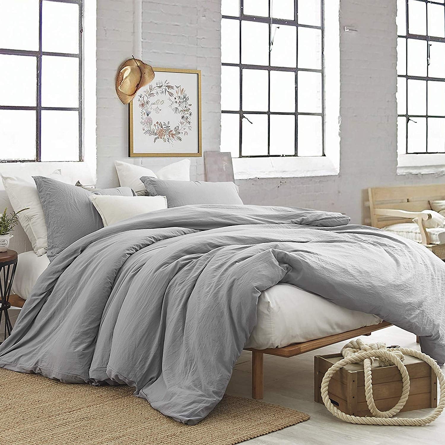 Parure de lit Natural Loft King Solid
