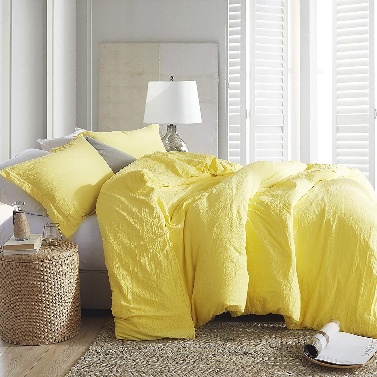 Parure de lit Natural Loft King Solid