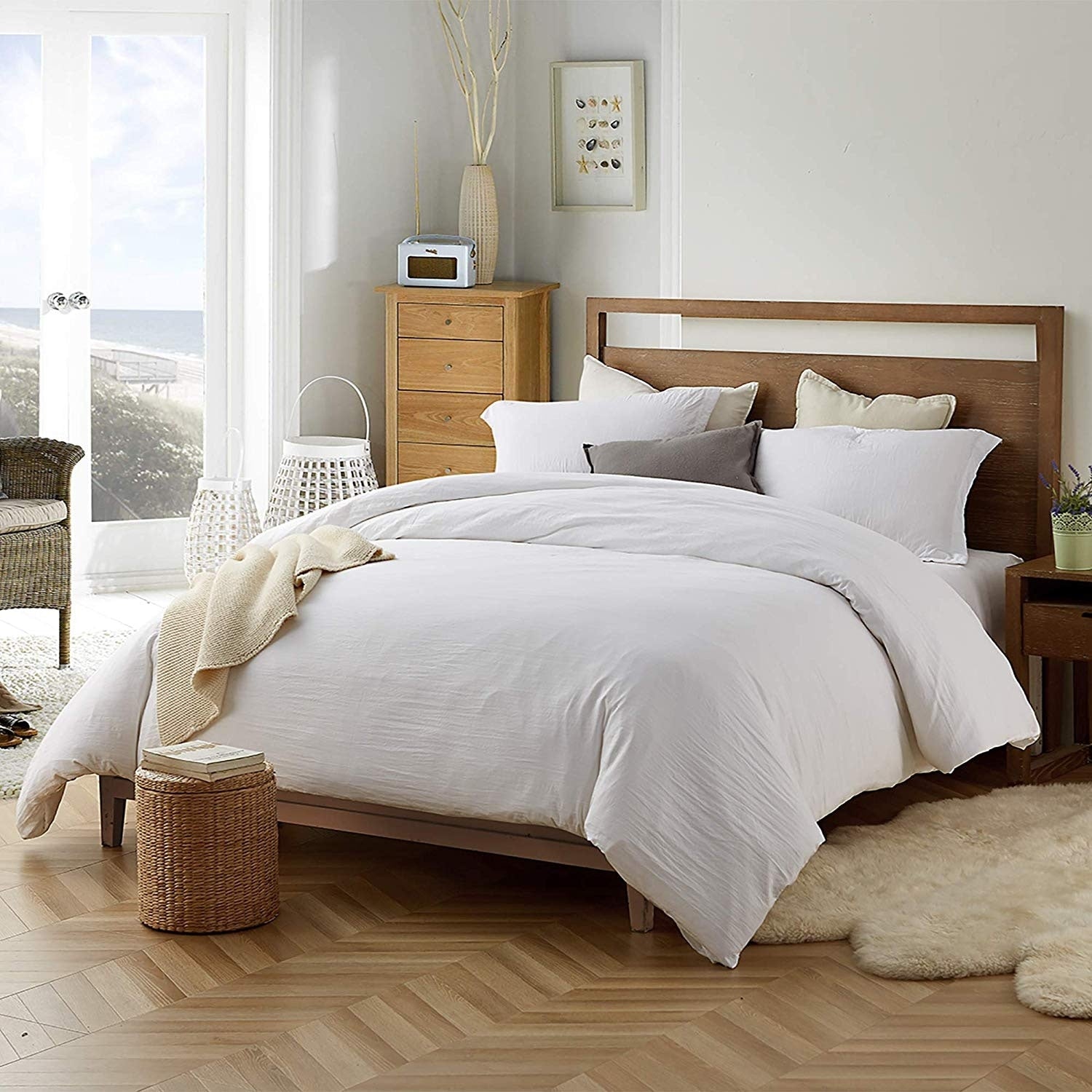 Parure de lit Natural Loft King Solid