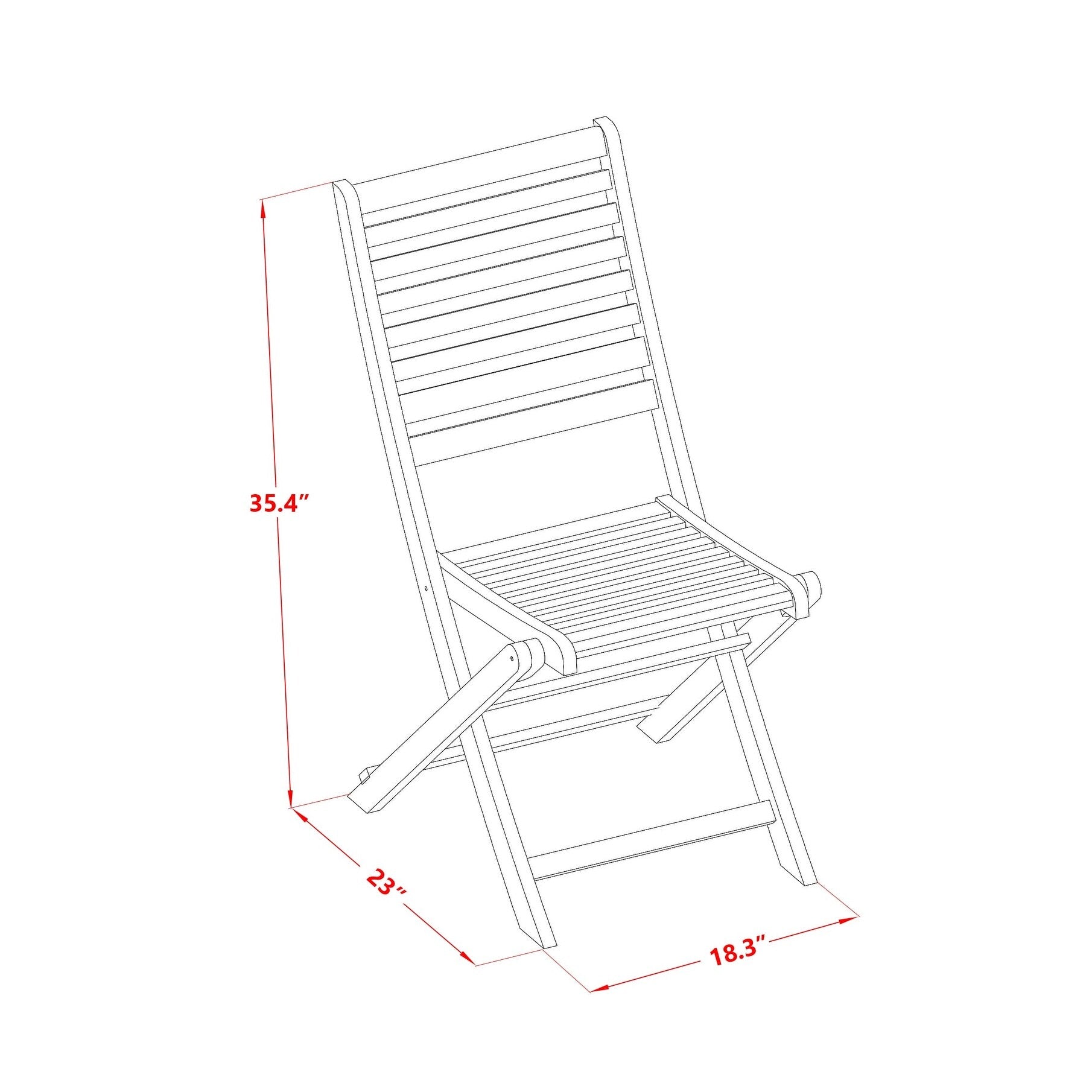 Ensemble de bistrot d'extérieur East West Furniture comprenant une table basse ronde en bois et deux chaises pliantes, huile naturelle