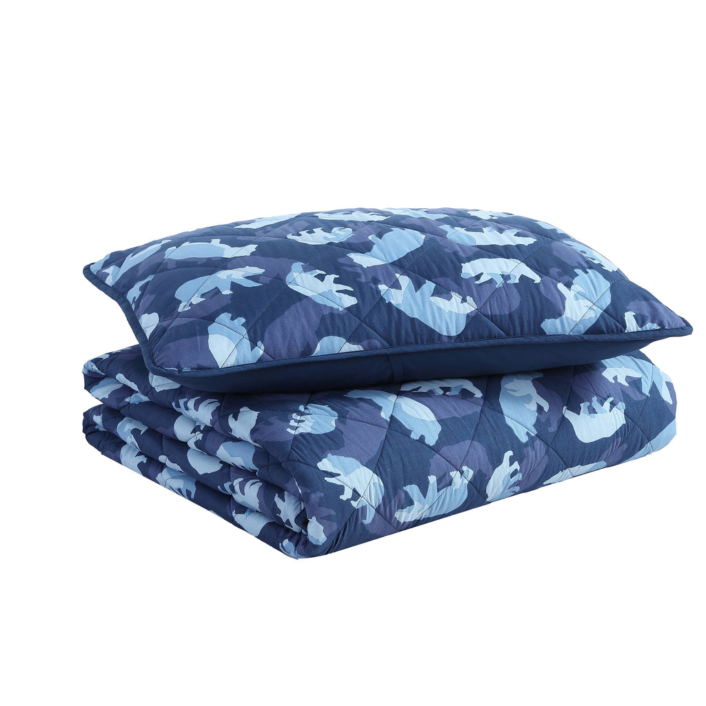 Parure de lit Eddie Bauer Kids Camp Camo Navy