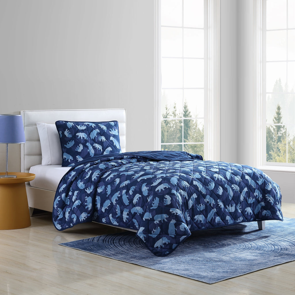 Parure de lit Eddie Bauer Kids Camp Camo Navy