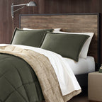 Ensemble couette et taies d'oreiller texturées en faux suède Eddie Bauer Sherwood
