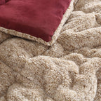 Ensemble couette et taies d'oreiller texturées en faux suède Eddie Bauer Sherwood