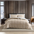 Ensemble couette et taies d'oreiller texturées en faux suède Eddie Bauer Sherwood