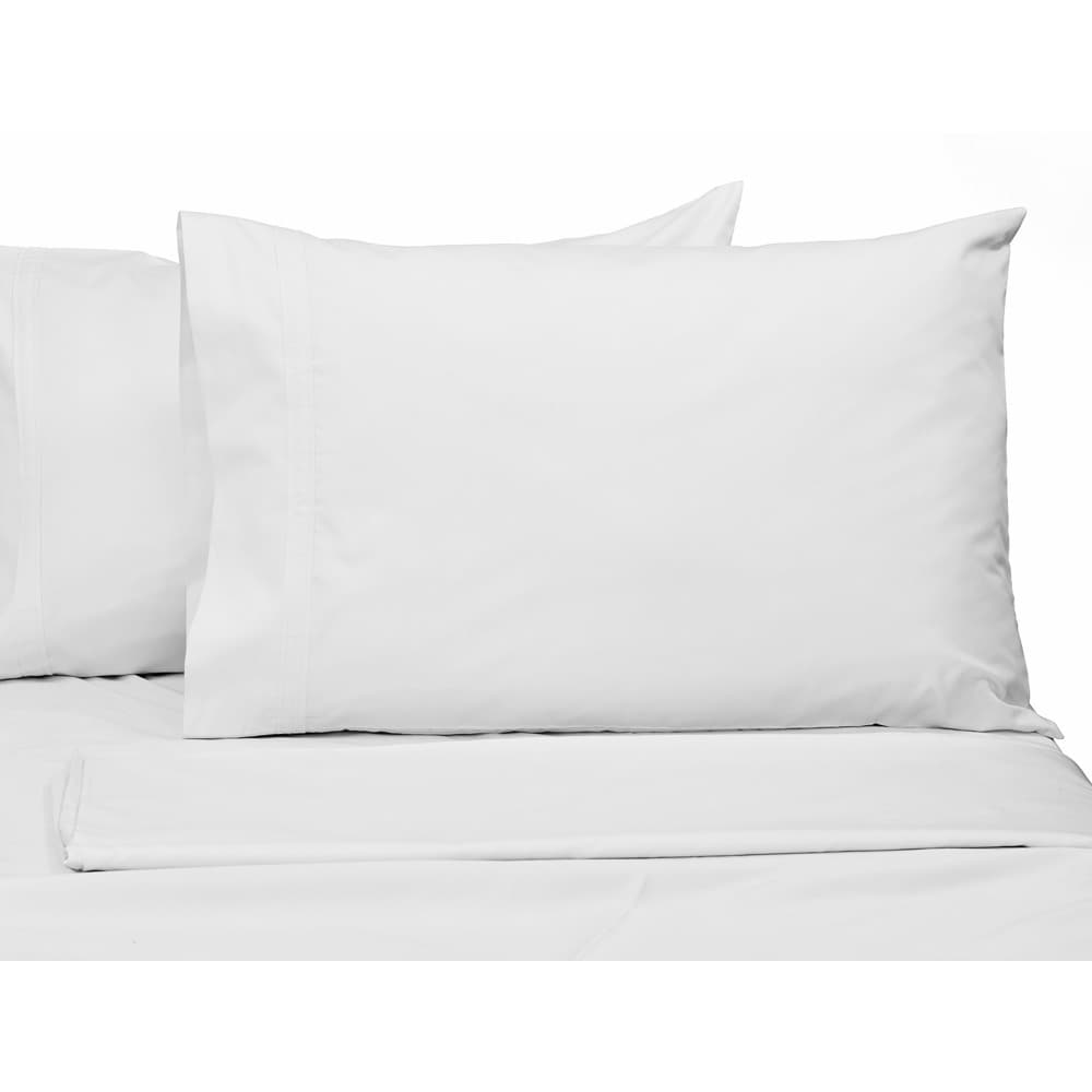 Parure de lit unie en coton égyptien 500 fils au pouce carré avec poche extra profonde