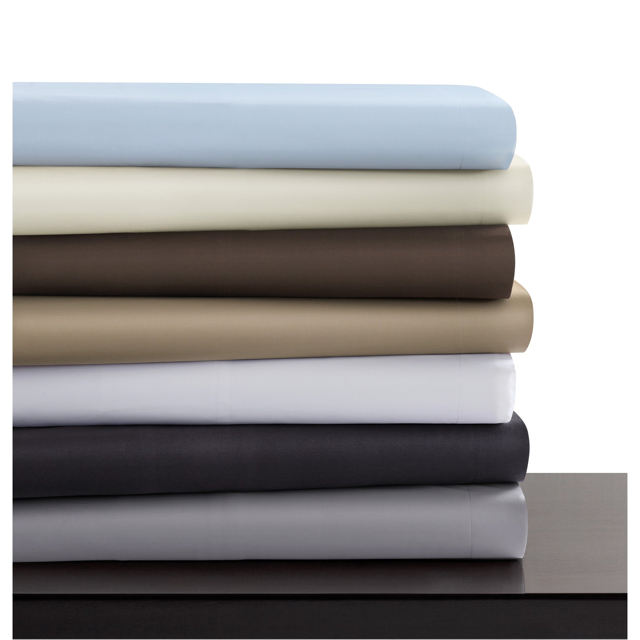 Parure de lit surdimensionnée en satin de coton égyptien 600 fils