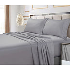Ensemble de taies d'oreiller en coton égyptien 600 fils (lot de 2)