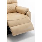 Fauteuil inclinable électrique pour personnes âgées avec inclinaison complète à 180°, moteur OKIN, siège large et poches latérales
