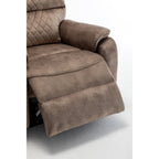 Fauteuil inclinable électrique pour personnes âgées avec inclinaison complète à 180°, moteur OKIN, siège large et poches latérales
