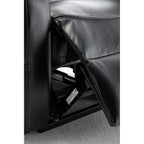 Fauteuil inclinable électrique pour personnes âgées avec inclinaison complète à 180°, moteur OKIN, siège large et poches latérales