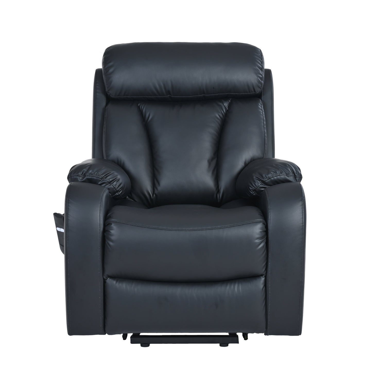 Fauteuil inclinable électrique pour personnes âgées, siège inclinable réglable avec poche latérale et télécommande