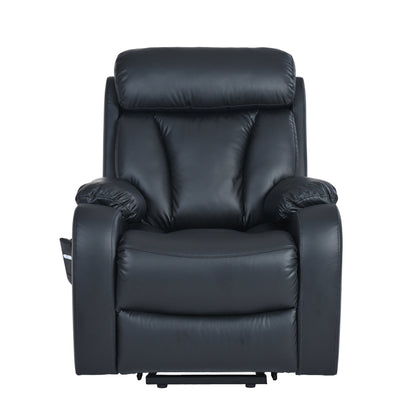 Fauteuil inclinable électrique pour personnes âgées, siège inclinable réglable avec poche latérale et télécommande
