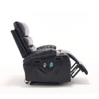Canapé inclinable électrique avec massage par vibrations à 8 points, chauffage, minuterie réglable, télécommande et porte-gobelet