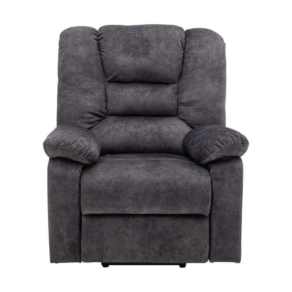 Fauteuil releveur électrique inclinable avec massage, chauffage et télécommande