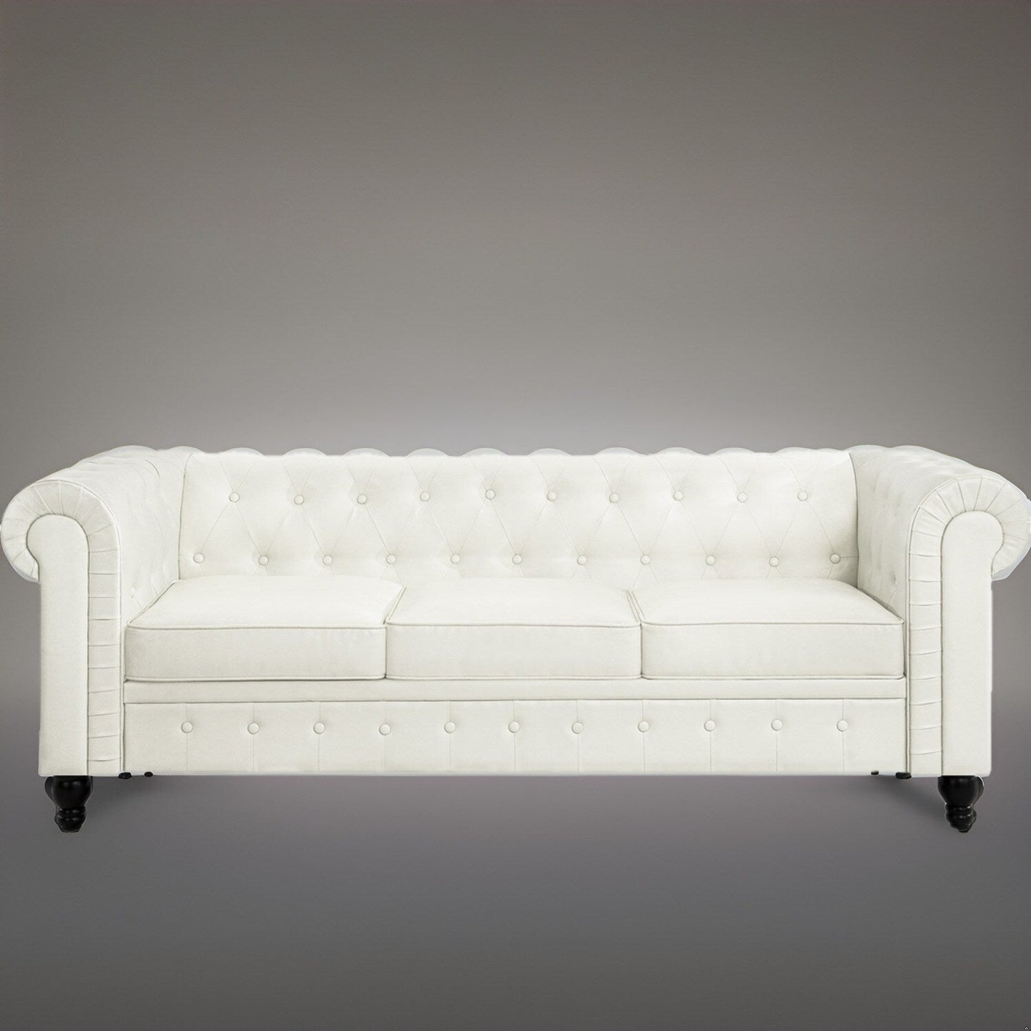 Canapé Chesterfield Elegance, Confort luxueux pour salons cosy, Canapé moderne du milieu du siècle, Élégance, Canapé 3 places
