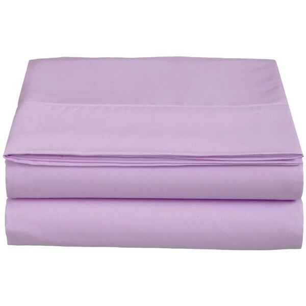 Drap plat ultra doux et infroissable, confort élégant, 100 % hypoallergénique