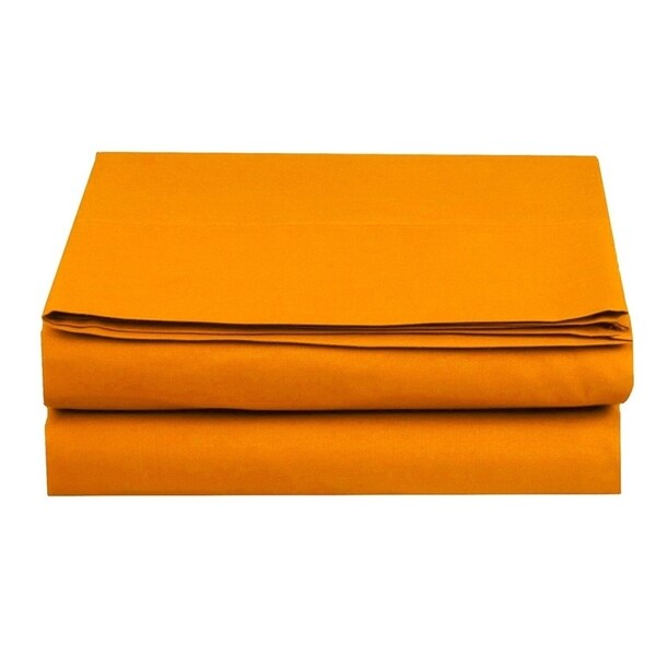 Drap plat ultra doux et infroissable, confort élégant, 100 % hypoallergénique