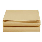 Drap plat ultra doux et infroissable, confort élégant, 100 % hypoallergénique