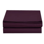 Drap plat ultra doux et infroissable, confort élégant, 100 % hypoallergénique