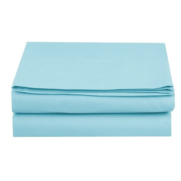 Drap plat ultra doux et infroissable, confort élégant, 100 % hypoallergénique