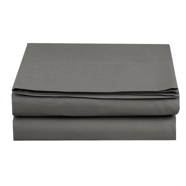 Drap plat ultra doux et infroissable, confort élégant, 100 % hypoallergénique