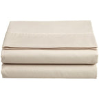 Drap plat ultra doux et infroissable, confort élégant, 100 % hypoallergénique