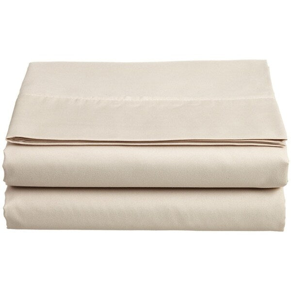 Drap plat ultra doux et infroissable, confort élégant, 100 % hypoallergénique