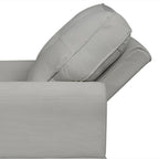Fauteuil inclinable d'intérieur élégant en velours côtelé, fauteuil de salon rembourré, canapé-lit, banc de rangement avec garniture cloutée