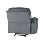 Fauteuil inclinable manuel élégant avec tissu doux pour la peau, confort moelleux et deux porte-gobelets